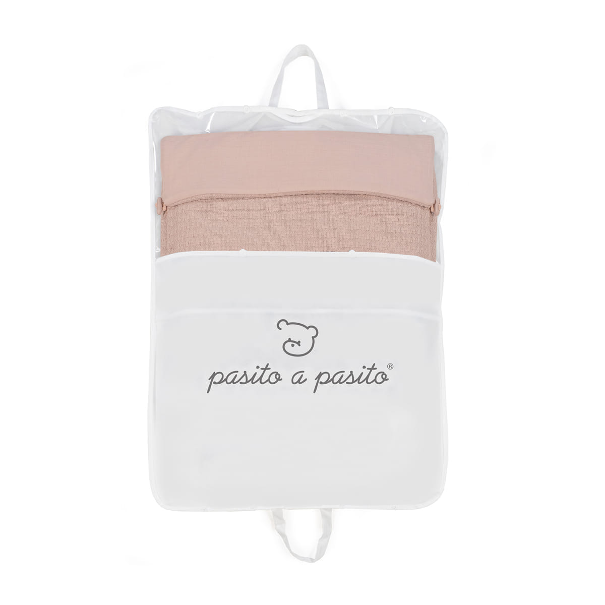 Knirose Sacco Nanna Mezza Stagione Per Neonati – 1.0 TOG, Con Ali Anti-Spavento E Doppia Cerniera, Posizione Braccia Alta, Adatto 3-6 Mesi, Colore Rosa, In Cotone Elasticizzato