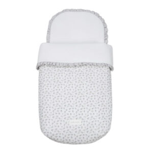 SACO CUCO LITTLE BLOOM FLOR GRIS TOG 2,5