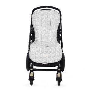 COLCHONETA LITTLE BLOOM FLOR GRIS