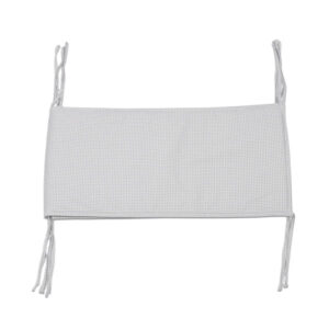 PROTECTOR CUNA 120X60 CM LITTLE BLOOM VICHY GRIS