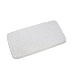 SÁBANA BAJERA CUNA 120X60 CM LITTLE BLOOM FLOR GRIS