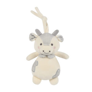JOUET MUSICAL VACHE LITTLE BLOOM GRIS