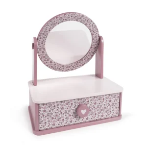 TOCADOR SOBREMESA MADERA CHERRY FLORES